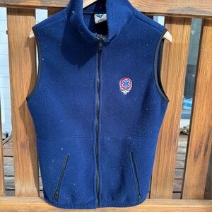 Vintage 90s Grateful Dead Fleece Vest Made in USA